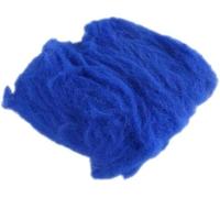 crochet hair 50g DIY dreadlocks synthetic hair bundles low temperature afro kinky hair extensions bulk for dreadlocks making(Sapphire blue)