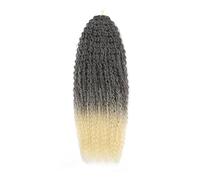 crochet hair Crochet Hair Afro Curls Braiding Hair Extensions Synthetic African Braided Hair(#T1B/613-28INCHES,1Pcs/Lot)
