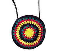 Crochet Handbag Reggae/Rasta Accessory for Fancy Dress