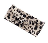 Crochet Headband Floral Sports Head Band Tie-dye Non Slip Headbands Hair Styling Accessories for Sporting Yoga Leopard print 1