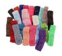 Crochet Headbands for Baby Girls 24 Pack Sturdy Polyester