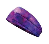 Crochet Headbands Sports Adjustable Tie-dye Non Slip Floral Print Hairband Hair Styling Accessories for Sporting Gym Type 18