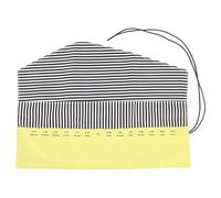 Crochet Hook Organizer,Lightweight Compact Crochet Hooks Roll Knitting Needle Case Bag with Size Slot Markings for Crochet Lovers Beginners Craftsmen (Yellow)