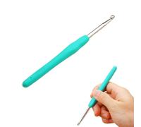 Crochet Hook,Soft Handle Crochet Needle,Smooth Yarn Craft Tool with Comfort Handle,Crochet Tool for Knitting Suitable for Beginners (5.5mm)