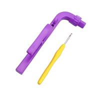 Crochet Hook Tool - Knitting Yarn Holder | Circular Stitching, Lightweight Crafting Accessory, Multipurpose Creative Art Classroom Knitting Supply Useful Holiday Hobbies Birthday Gift for Beginners