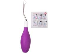 Crochet Hook with Latch - Sturdy Latch Hook, Complete Kits | Ergonomic Rubber Handle Crochet Hooks, Latch Hook Supplies, Easy Grip Tools for Crafting, Perfect for Beginners and Experts