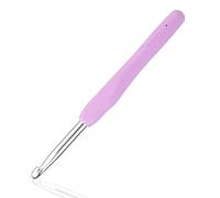 Crochet Hooks 6.5 mm Colourful Knitting Crochet, High Quality Aluminium Ergonomic Soft Handle Knitting Needle for Yarn Craft, Suitable for Beginners to Learn Hand-Knitted Sweaters