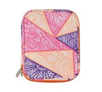 Crochet Hooks Case Empty Zipper Bags Portable Travel Crochet Storage Bag Organizer With Pocket And Crochet Holder Slots For Carrying Various Crochets Needles Apartment Basics (D, One Size)