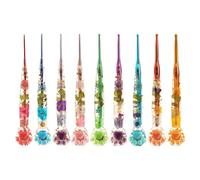 Crochet Hooks - Cat Paw Flower Design, Yarn Knitting Tools, Soft Comfort Grips, Decorative Needle Set, Craft Project Accessories, Nine Piece Multi Color Floral for Sweaters Blankets