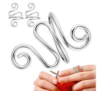 Crochet Hooks, Crochet Finger Ring, Tension Ring | Adjustable 3X yarn finger crochet hook for left-handed and right-handed yarn tension control for appass