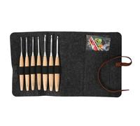 Crochet hooks for crafts, accessories and accessories for crochet, crochet and knitting hooks with organiser storage bag, for beginners, advanced enthusiasts and gift
