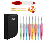 Crochet Hooks Set,Weave Art Craft Tools With Storage Box | Crochet Kit For Accessories,For Family Enthusiasts Women Men Hobbyists Making Blankets Travel As Hobby And Creating V