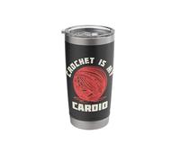 Crochet is My Cardio Stainless Steel Insulated Tumbler