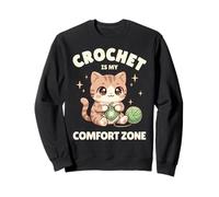 Crochet Is My Comfort Zone Funny Crochet Lover Sweatshirt