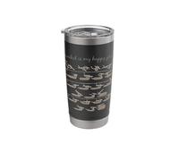 Crochet is My Happy Place Stainless Steel Insulated Tumbler