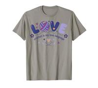 Crochet is My Love Language Love Yarn Funny Crochet T-Shirt