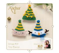 Crochet Kit Amigurumi Elf Trio Décor Creativa | Medium Skill