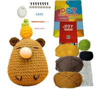 Crochet Kit - Attractive Knitting Needles, Crochet Hooks Set | Beginner Crochet Kit, Attractive Crochet Kit, Design Complete with Step-by-Step Video Tutorials, Complete Crochet Kit for Beginners