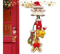 Crochet Kit Christmas Ornament - Decorative Christmas Pendant | Decorative Christmas Ornaments, Bag Christmas Pendants for Holiday Decoration