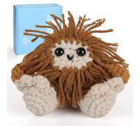 Crochet Kit for Beginners: Bigfoot, Starter Crochet Kit for Adults Teens, All You Need in, Step-by-Step Video Tutorials, Instructions