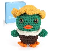 Crochet Kit for Beginners: Green Duck, Starter Crochet Kit for Adults Teens, All You Need in, Step-by-Step Video Tutorials, Instructions