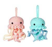 Crochet Kit for Beginners - Handmade Animal Craft Kit with Detailed Video Tutorials | Make Doll Pendant, Crafts Knitting Kit for Adults Teens