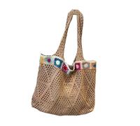 Crochet Knit Shoulder Bag Large Beach Bags Vacation Handbag For Women Seeking Unique Styles And Practicality City Walk Shoulder Bag