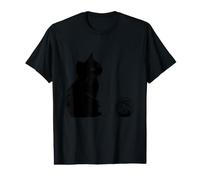 Crochet Lover Black Cat Yarn Knitting Pun Grandma Crocheter Value Graphic T-Shirt