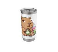 Crochet Lover Capybara Cozy Yarn Craft Vibe Stainless Steel Insulated Tumbler