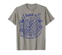 Crochet Lover Knitting I Have A 9mm I Know How Use It T-Shirt