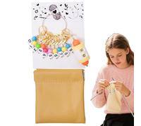 Crochet Markers Knitting Markers Badges,Crochet Badges With Counters - Craft Supplies Letters Numbers For Family Friends Beginner Sewing Enthusiasts