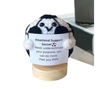 Crochet Motivational Support - Crochet Yarn with Motif Slogan - Cuddly Crochet Ball for Positivity Living Room Desk