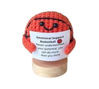 Crochet Motivational Support Inspirational Handmade Crochet Ball Cuddly Crochet Ball for Positivity Living Room Desk