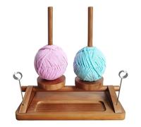 Crochet Needle Holder, Double Winder and Organizer for Thread - Rotating Ball Holder - for Mom and Woman Beginners Grandma Birthday Crochet for Knitting Crafts