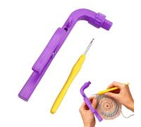 Crochet Needles,Ergonomic Knitting Accessories - Yarn Guide Crochet Hooks Tool,for Beginners Professionals Knitters Relaxation Art Class Hobbies Holiday Birthday Classroom