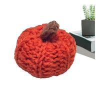 Crochet Ornament - Tiny Pumpkins Woven, Knitted Rustic Decorations | Charming Yarn Pumpkins Pack, Handmade Fall Harvest Ornaments for Ave Display