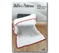 Crochet Pattern for Babies Blanket, Baby Blanket Pattern, Baby Afghan Crochet Pattern, Waffle Stitch Baby Blanket, Double Knitting Baby Crochet Pattern, DK, UK Terminology, CP326