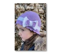 Crochet Pattern for Babies Hat, Double Knitting, 6 Sizes, Preemie, 0-3mths, 3-6mths, 6-12mths, 12mths-18mths, 2-3 Years, Baby Double Knitting Crochet Pattern, UK Terminology, CP403
