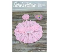Crochet Pattern for Baby Dress & Beret, 3 Sizes, 0 to 3 mths, 3 to 6 mths, 6 to 9 mths, Baby Crochet Pattern, Double Knitting, DK, UK Terminology, CP13