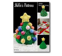 Crochet Pattern for Christmas Tree, Table Decoration Crochet Pattern, Crocheted Christmas Tree, Advent Calendar Crochet Pattern, UK Terminology, CP294