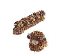 Crochet Pattern Highland Cow Doorstop & Draught Excluder in King Cole Explorer Super Chunky 9100