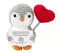 Crochet Penguin Gift For Her Him Wife Husband,Anniversary | Crochet Handmade Penguin,Birthday Valentines Wedding Engagement Xmas Gift For Her Him Boyfriend Girlfriend Wife Husband
