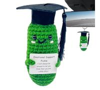 Crochet Pickle Positive Crochet Cucumber Toy