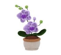 Crochet Plant Flower Kits with Yarn, Hook, Needle, Knitting Marker, Instruction, Starter Kits Beginner