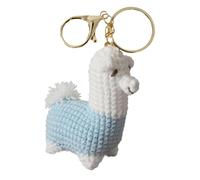 Crochet Positive Animals | Cute Animal Bag Charm,Handmade Cute Alpaca Crafts Emotional Knitting Charm for School Bag Tote Decor Car Keys Women Girls