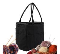Crochet Project Bag - Knitting Bag Yarn Tote Travel Baģ | Large Capacity Crocheting Bâg | Storage Organizer & Yarn Bags for Crocheting, Knitters& Crafters