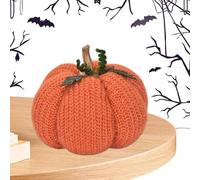 Crochet Pumpkin Decor, Halloween Pumpkin Decoration, Farmhouse Autumn Ornament for Harvest, Fall, Gathering, Shelves, Porch, Mantels, Bedroom, Living Room, Table Centerpieces
