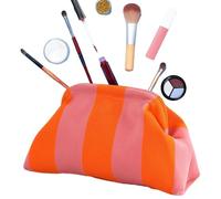 Crochet Purse | Colorblock Handbags | Casual Woven Crochet Kiss Lock Closure Dumpling Knitted For Beach, Dinner, Weddings