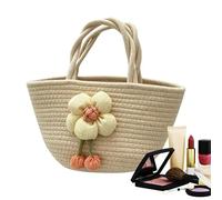 Crochet Purses for Women Flower Design Woven Beach Tote