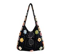 Crochet Purses for Women Handmade Knit Flower Handbag